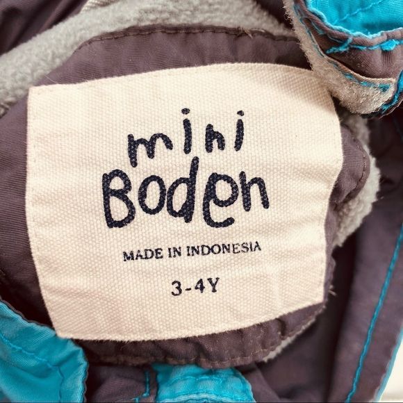 Mini Boden Blue 1/4 Zip Pullover 3-4Y {u} - Picture 7 of 7